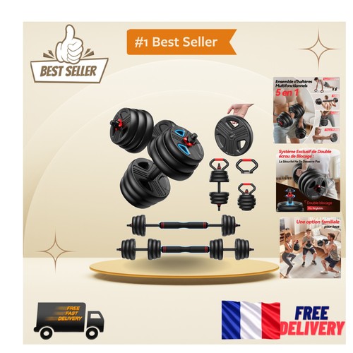 Haltères musculation 1 - 5, en