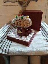 Porte-pique escargots faïence