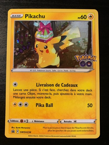 Carte pokémon holo - pokémon, pikachu