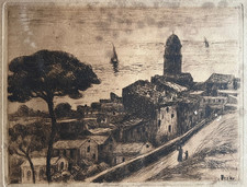 Estampe "Collioure" Jean