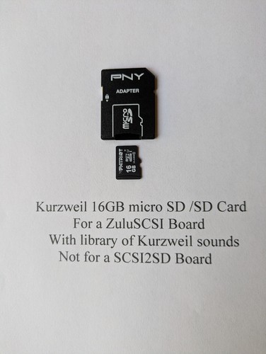 Kurzweil 16gb micro card - micro, card/sd