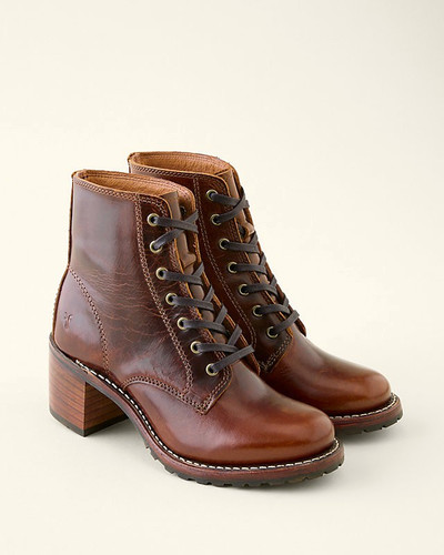 Frye sabrina cognac lace up - frye,