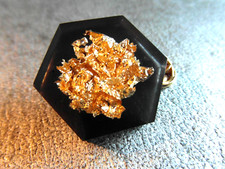 PINS PIN'S BIJOU OR - FEUILLE