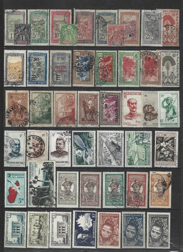 Lot timbres colonies divers - timbres,
