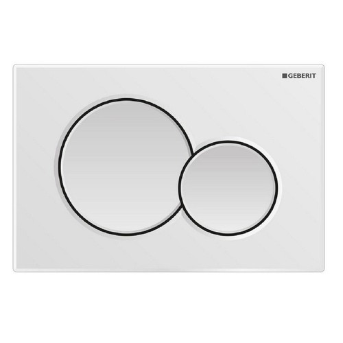 Plaque commande blanche - de,