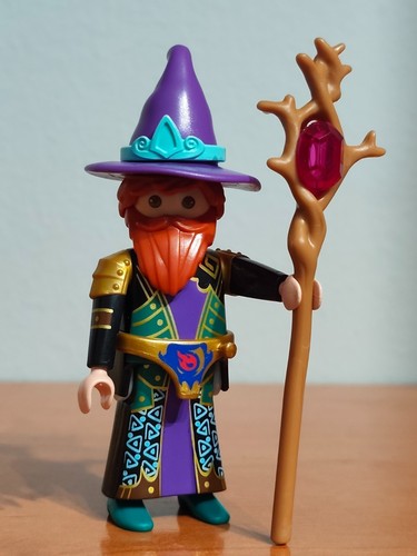 Figurine playmobil sorcier - figurine,
