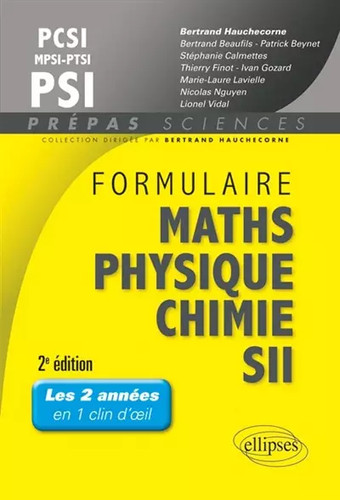 Formulaire maths physique - formulaire,