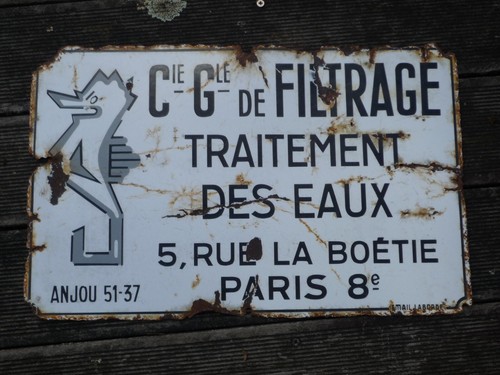 Ancienne plaque émaillée - ancienne,