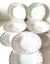 10 assiettes creuses Céranord Saint Amand modèle star