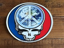 STICKER  AUTOCOLLANT STEAL YOUR PEACE TETE DE MORT