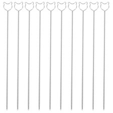  10 Pcs Goupillon Bouteille Nettoyeur Paille Brosse De Nettoyage Pointe