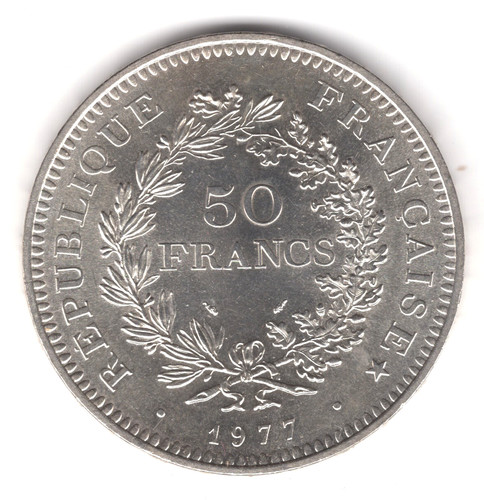 Francs hercule 1977 - hercule, en
