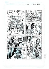 Oliver Hudson Planche originale #14 MIKROS (JY Mitton) Original art comics