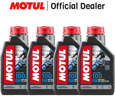 Huile Mélange Minérale Motul 100 Motomix 2T Pour Moto 2 Temps 4 L