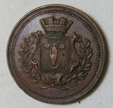 (FR1) MEDAILLE ALGERIE, Société des beaux arts 1880 atribuée med136