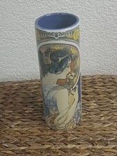vase Mucha Alphonse Céramique porcelaine Déco ou Objet Vitrine 