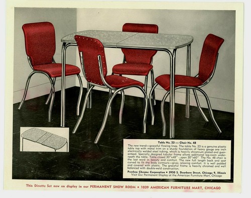 1940s 50s photo - dinette, set
