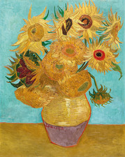 Affiche tournesols Van Gogh