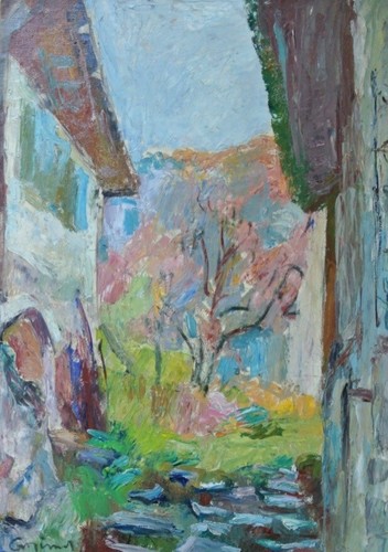 Tableau post impressionniste - tableau,