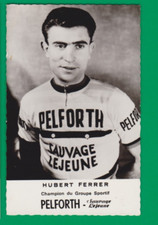 CYCLISME carte cycliste HUBERT