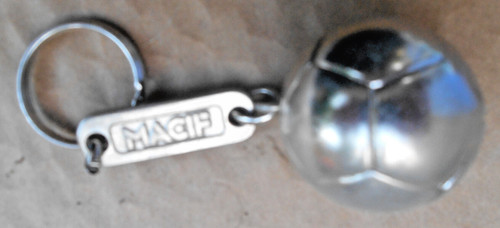 Porte clef clée - porte, ballon