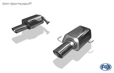 Fox inox sport - inox, Échappement