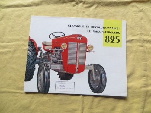 Tracteur massey ferguson 825 - massey,
