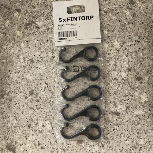 Ikea fintorp pack black - fintorp, 5-pack
