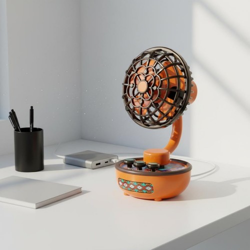 Ventilateur bureau rétro - de,