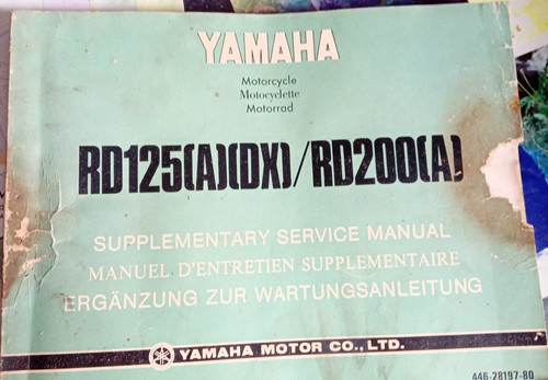 Yamaha rd125 rd200 supplément - rd125,