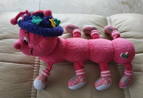 Peluche chenille rose 27 - peluche,