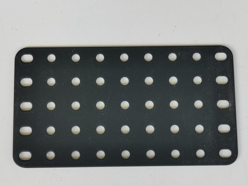 Meccano plaque rigide - plaque, noire