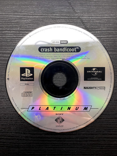 Seul crash bandicoot ps1 - cd,