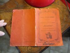 Ancien Livret d'Instruction pour Ancienne Machine à Coudre Radiator Rotative F 
