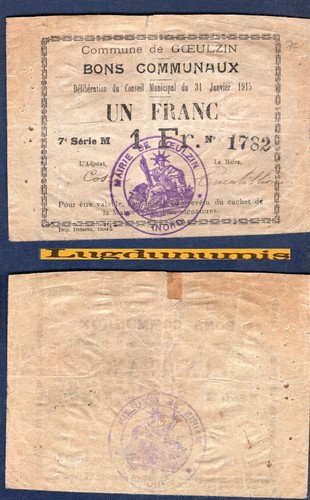 Nécessité franc bons - 1,