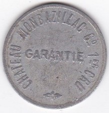 Jeton Château Monbazillac 6d 1er Cru Garantie – 2287 B, en Aluminium à localise