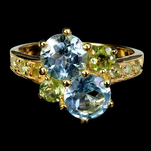 925 bague argent rond - en,