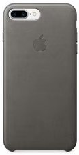 Original APPLE - Coque de protection en cuir Gris pour iPhone 7 PLUS 7+ / 8+