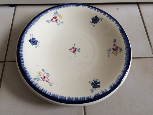 Superbe plat rond digoin - plat,