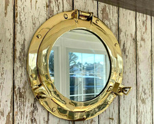Miroir hublot aluminium fait