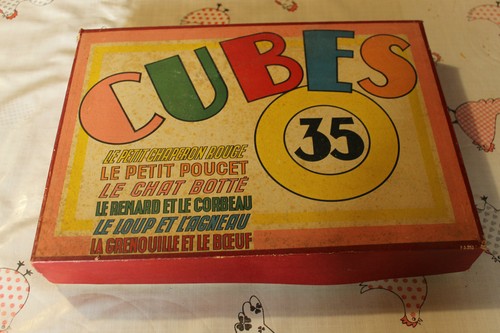 Ancienne boite cubes - cubes,