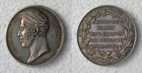 Medaille charles argent - x,