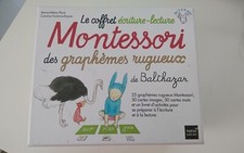 Jeu Éducatif Coffret Montessori Graphèmes Rugueux