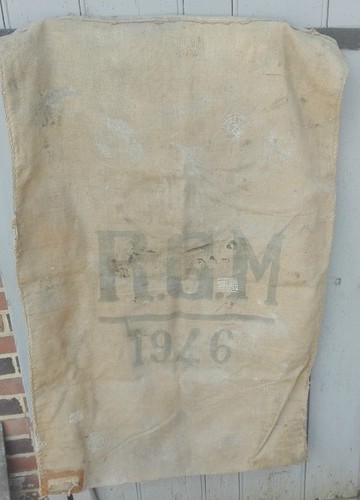 Ancien sac toile jute à - jute,