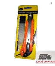 Cutter professionnel sécable et rétractable lames OFFERTES NEUF#0028#250G