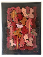 PEINTURE  ABSTRAITE  huile