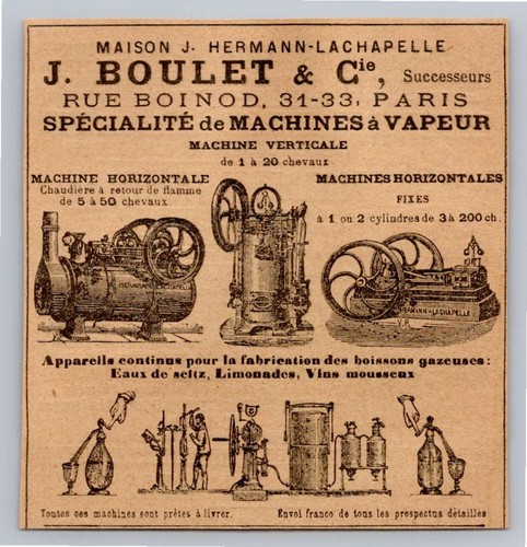 1876 machine vapeur maison - vapeur,