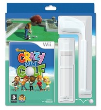 Pack Nintendo Wii - Jeu vidéo Crazy Mini Golf + Club de golf Sealed Brand New