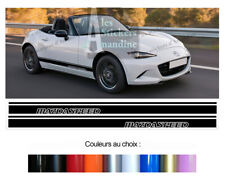 2 X BANDES RACING MAZDASPEED POUR MAZDA MX5 MX7 MX8 AUTOCOLLANT STICKER BD607P