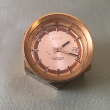 Ancienne montre bureau Solo, presse papier